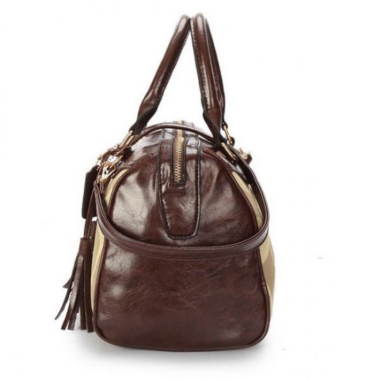 Coach Legacy Haley Medium Khaki Satchels BAW